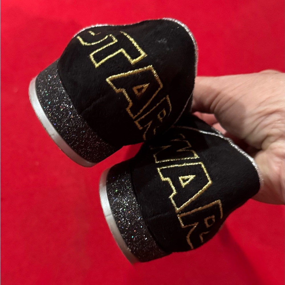 Irregular Choice Black and Gold Star Wars Flats